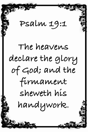 Psalm 19 1 8WB